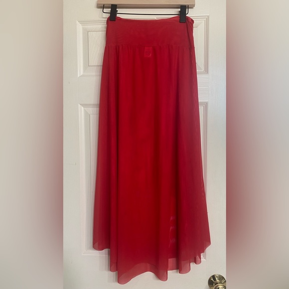 Red coverup skirt - Picture 2 of 3